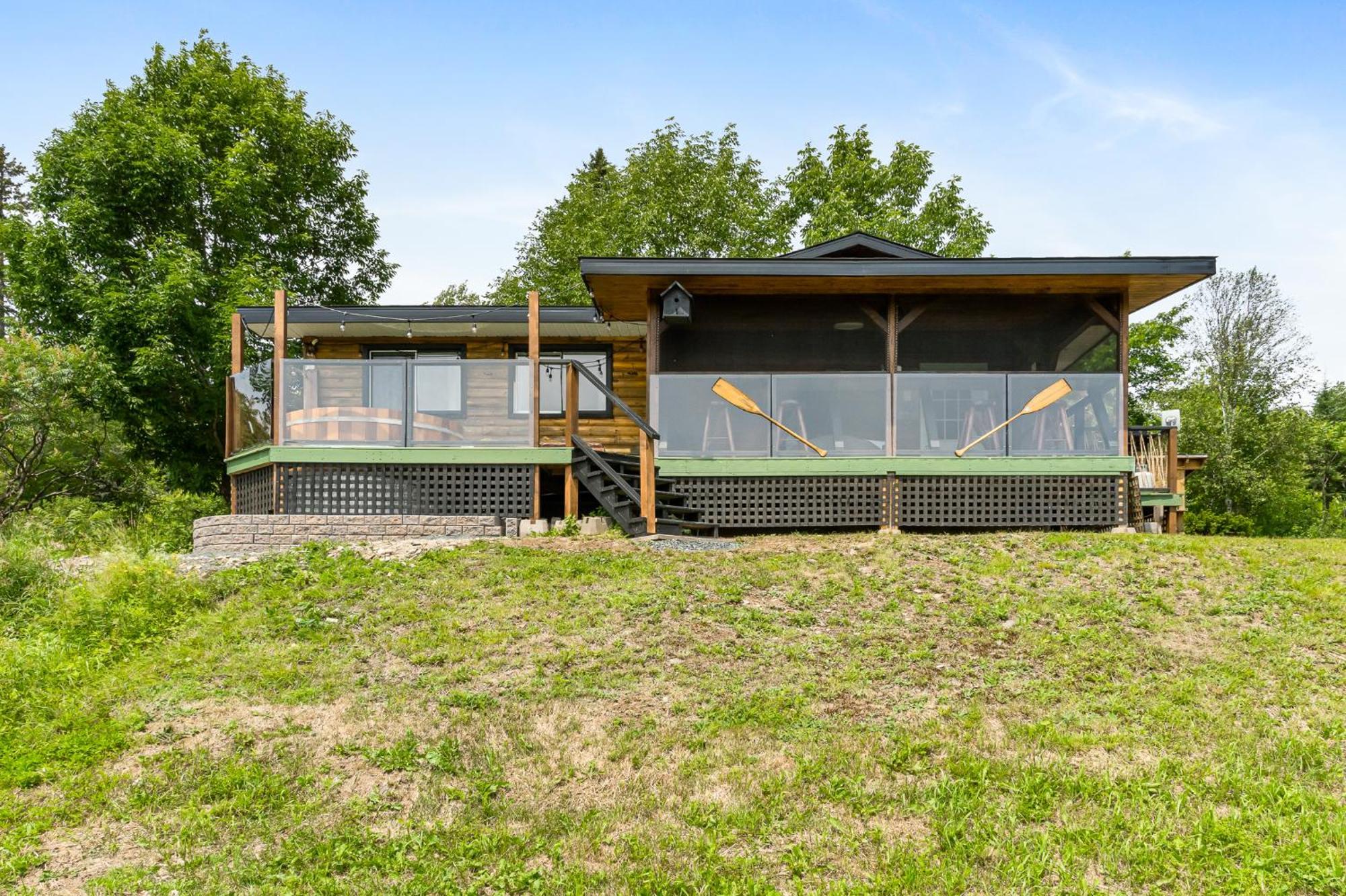 Cozy Cabin With Large Cedar Hot Tub Vila Chelmsford Exterior foto